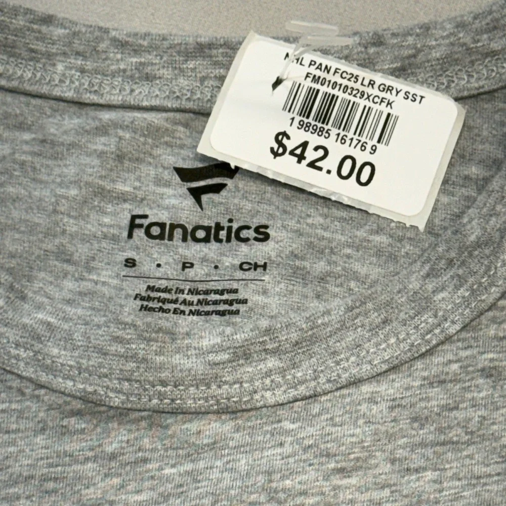 Fanatics Florida Panthers Stanley Cup Champs 2025 T‎ Shirt Gray NHL Hockey S